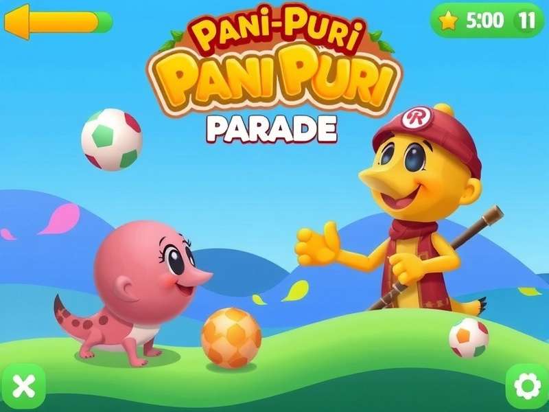 Pani Puri Parade Game Screenshot